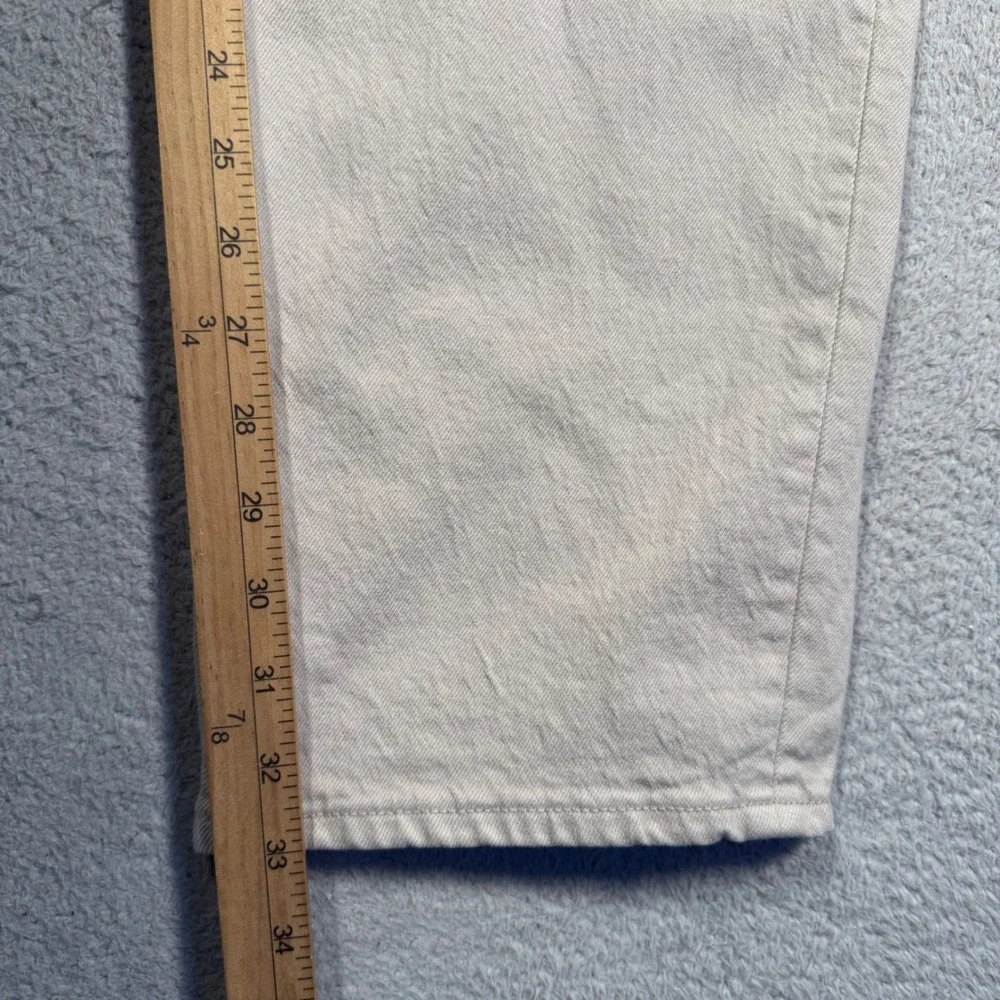 Abercrombie & Fitch 90s Straight Ultra High Rise Jeans Womens 16L Tan Neutral - Picture 7 of 8